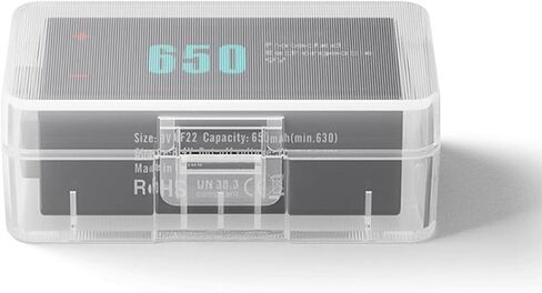 Heyiarbeit 5Pcs 9V Battery Storage Case Organizer Box Holder, Transparent in Kuwait