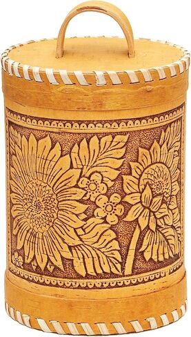 Birch Bark Food Storage Jar, Coffe and Tea Wooden Container, Decorative Jars with Wood Lid (Deer) in Saudi Arabia