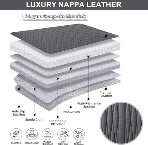 أغطية مقاعد السيارة الأمامية من الجلد الوردي من BWTJF، عبوتان من واقيات السيارات العالمية بدون جوانب للمقاعد الأمامية مع جيب تخزين وأغطية وحدة التحكم المركزية، متوافقة مع 95% من السيارات (سيدان/SUV/بيك أب/شاحنة) in Kuwait