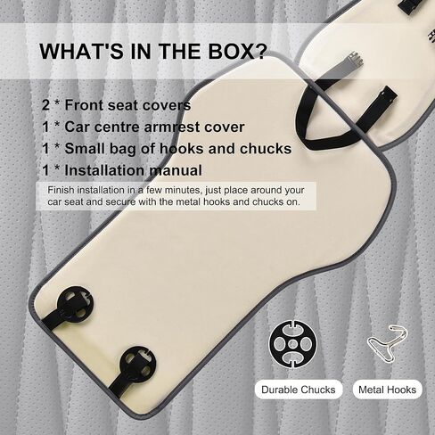 أغطية مقاعد السيارة الأمامية من الجلد الوردي من BWTJF، عبوتان من واقيات السيارات العالمية بدون جوانب للمقاعد الأمامية مع جيب تخزين وأغطية وحدة التحكم المركزية، متوافقة مع 95% من السيارات (سيدان/SUV/بيك أب/شاحنة) in Kuwait