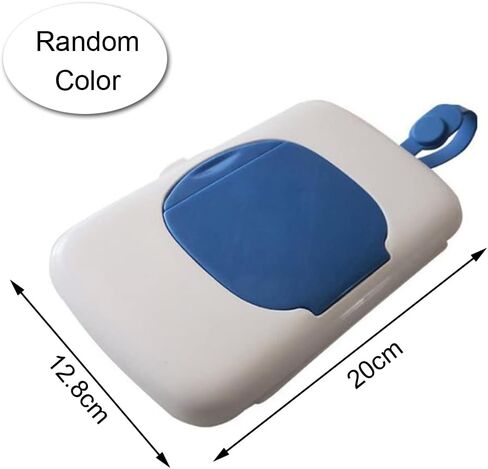 LSTCPGLAI علبة مناديل مبللة للسفر، علبة مناديل مبللة محمولة، علبة مناديل مبللة للأطفال، حامل مناديل بلاستيكية للاستخدام في الهواء الطلق، لون عشوائي in Kuwait