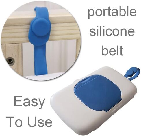 LSTCPGLAI علبة مناديل مبللة للسفر، علبة مناديل مبللة محمولة، علبة مناديل مبللة للأطفال، حامل مناديل بلاستيكية للاستخدام في الهواء الطلق، لون عشوائي in Kuwait