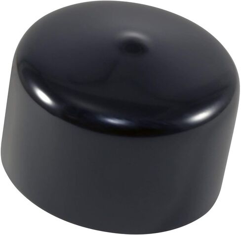 Caplugs VC-2000-16 VC Series – Plastic Round Cap 120 Pack, Black Vinyl, 2.00" W x 1.00" L Protective Closures, Thread Protectors, Dust and Moisture Seals, Masking, Plating, Color Coding (99190234) in Kuwait