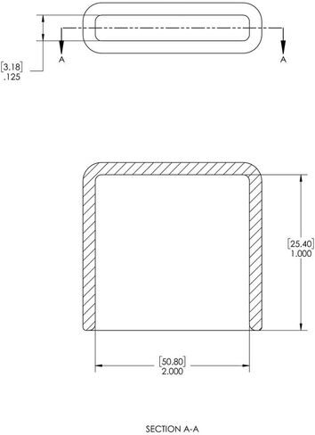 Caplugs VRF-125X2000-16 VRF Series – غطاء نهائي مستطيل من الفينيل مع قبضة نهاية مسطحة، 200 عبوة، أغطية بلاستيكية سوداء، مقابض مقبض بطول 1.000 بوصة × عرض 2.000 بوصة، ودروع طلاء، وأغطية طرفية، وأغطية ESD in Saudi Arabia