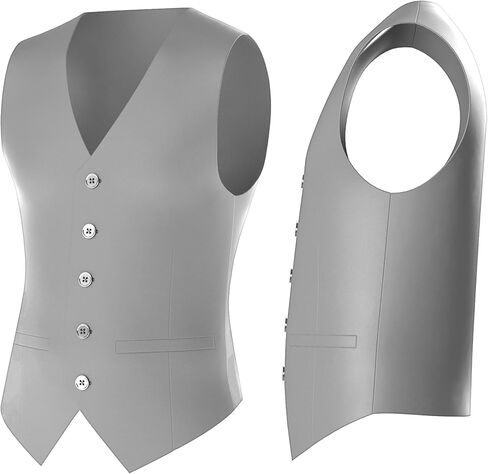 Antonio Uomo Men’s Suit Set – Classic Fit 3 Piece Blazer Single Breasted Jacket Vest Pants for Business Wedding Dress Suits in Kuwait