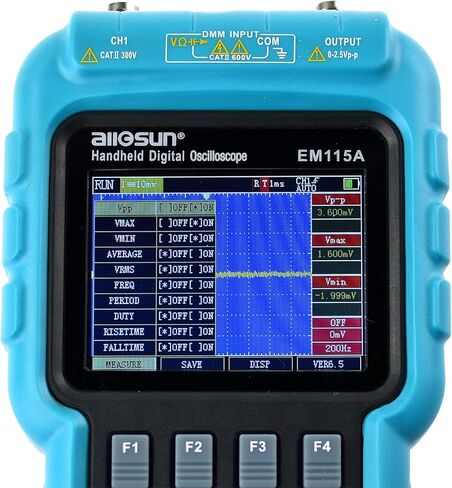 allsun 3 in 1 Digital Oscilloscope Meter Handheld Automotive Diagnostic Lab Scope with USB Computer Interface DMM LED 50MHz 1 Channel,Blue in Kuwait