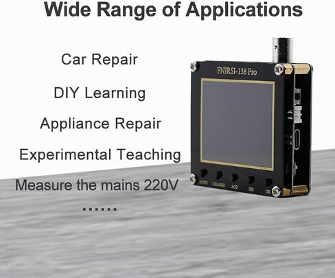 طقم راسم الذبذبات الرقمي الصغير TOWRITE 138 Pro LCD محمول باليد، شاشة LCD 2.4 بوصة، 200 كيلو هرتز، راسم الذبذبات الرقمي المحمول، معدل أخذ العينات 2.5 متر/الثانية مع PWM in Saudi Arabia