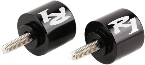 دراجة نارية بار ينتهي CNC مكبات المتزلجون قبضة اليد المقود نهاية قبعات ل YZF-R1 1998-2012 SPB019 in Kuwait