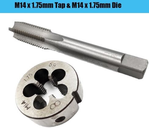 IBVIBV HSS M14 x 1.75mm Tap and M14 x 1.75mm Die Set Metric Thread Right Hand in Saudi Arabia