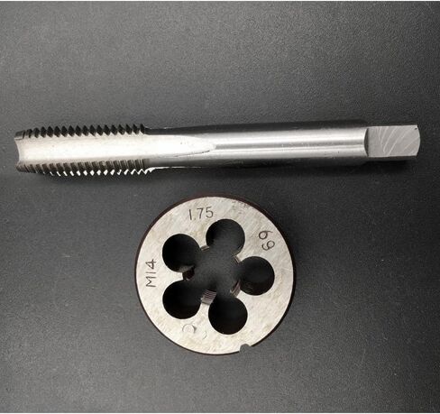 IBVIBV HSS M14 x 1.75mm Tap and M14 x 1.75mm Die Set Metric Thread Right Hand in Saudi Arabia