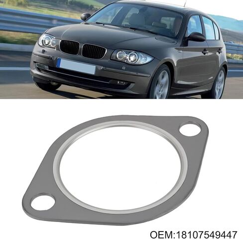 2 قطعة حشية مشعب العادم 18107549447 متوافقة مع BMW 1 Series E81 E87 in Kuwait