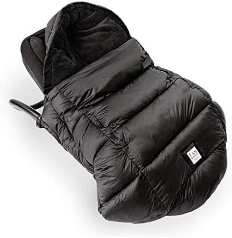 7AM Enfant Baby Carrier Cover - K-Poncho Universal Winter Ultra Soft Plush Lining, Multifunction Stroller & Car Seat Blanket Cover, Water Repellent Bunting Bag for Cold Weather | 0-3T in Kuwait