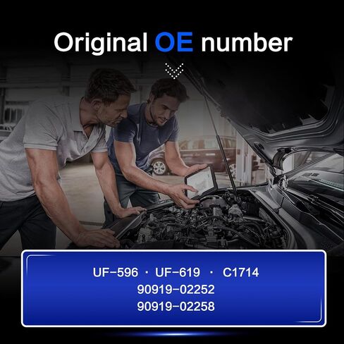 4 عبوات من ملفات الإشعال UF247 ومجموعة شمعات الإشعال لسيارة Toyota 1999-2008 Corolla Celica MR2 Spyder Matrix، Pontiac 2003-2008 Vibe L4 1.8L، Chevy 1999-2002 Prizm L4 1.8L OE: UF315 C1249 5C1074 E864 in Kuwait