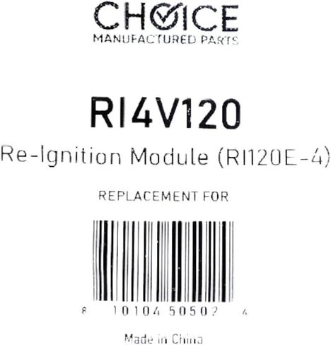 RI 120E-4 متوافق مع Defendi EGO 4 Point Gas Re Ignter 83.22000.008 PA02 0041 in Saudi Arabia