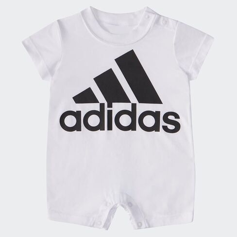 adidas Baby Boy's Shortie Cotton Romper (Infant) in Saudi Arabia
