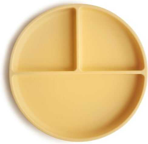 mushie Silicone Suction Plate | BPA-Free Non-Slip Design (Ivory) in Saudi Arabia