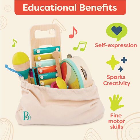 B. toys - B. Symphony Musical Toy Orchestra for Kids – 13 Musical Instruments for Classical Music for Babies and Toddlers – Interactive Kids Music Toys with Lights and 15 Songs in Saudi Arabia