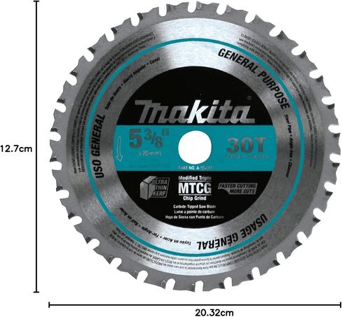 Makita A-95037 TCT Saw Blade 5-3/8-inch by 5/8-inch by 30T in Saudi Arabia