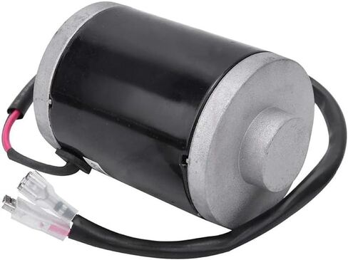 MY6812 High Speed DC Brush Motor with Belt Pulley, Black and Silver, Compact Electric Motor for DIY and Small Machinery Applications (24V 100W) in Saudi Arabia