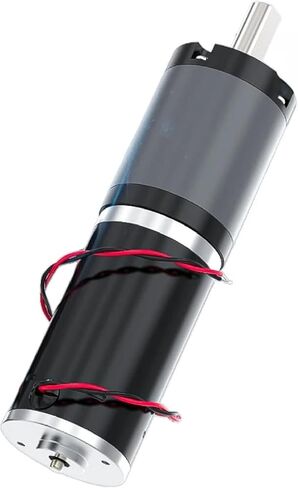 32GP-31ZY High Power DC Planetary Gear Motor, Black and Gray, Carbon Brush Design with Forward Reverse Control, Adjustable Speed Reducer (42RPM 24V Single Motor) in Saudi Arabia