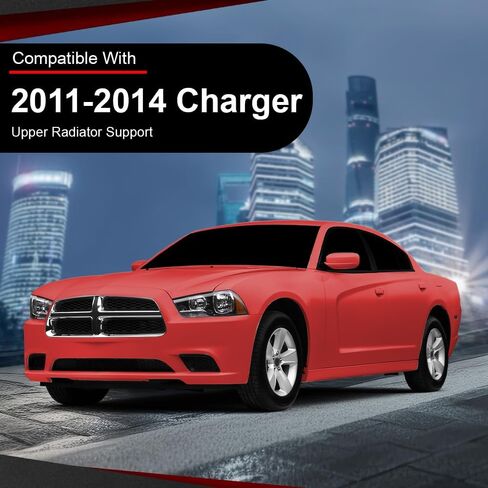 دعم الرادياتير العلوي متوافق مع دودج تشارجر R/T Road & Track 2011؛ فيت دودج تشارجر SRT8 2012-2014 68142202AA، CH1225235 أسود in Kuwait