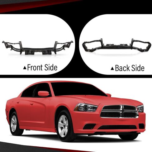 دعم الرادياتير العلوي متوافق مع دودج تشارجر R/T Road & Track 2011؛ فيت دودج تشارجر SRT8 2012-2014 68142202AA، CH1225235 أسود in Kuwait