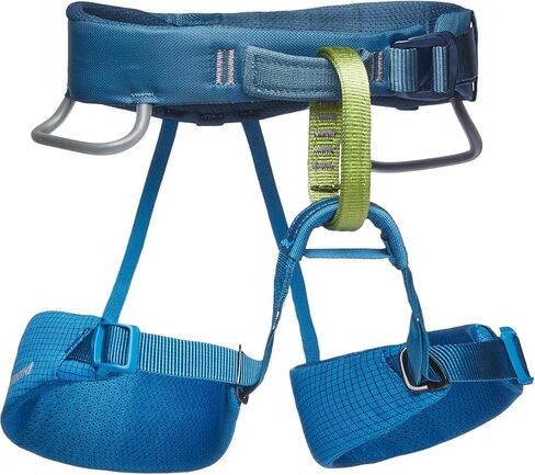 BLACK DIAMOND Momentum Climbing Harness, Kid's, Kingfisher in Saudi Arabia