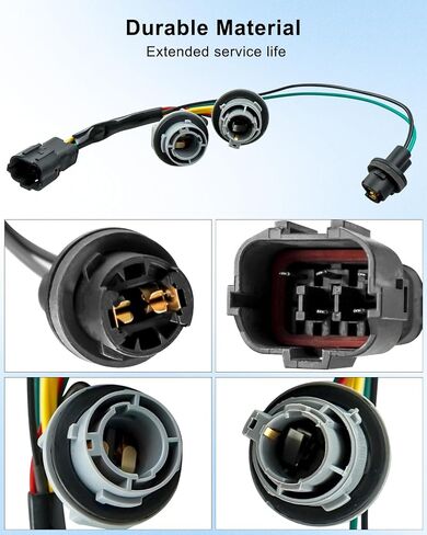 Socket & Wire Tail Light Harness Connector Fit for Kia Sedona 2015 2016 2017 2018 Replace 92480-A9020 in Saudi Arabia