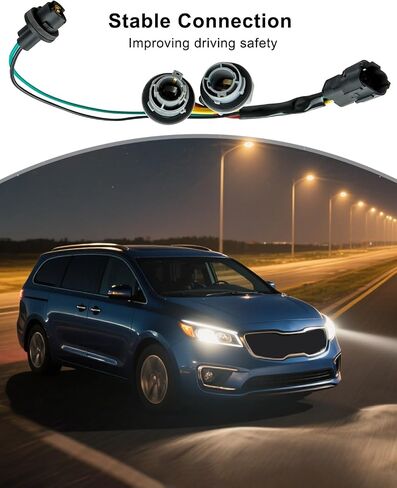 Socket & Wire Tail Light Harness Connector Fit for Kia Sedona 2015 2016 2017 2018 Replace 92480-A9020 in Saudi Arabia