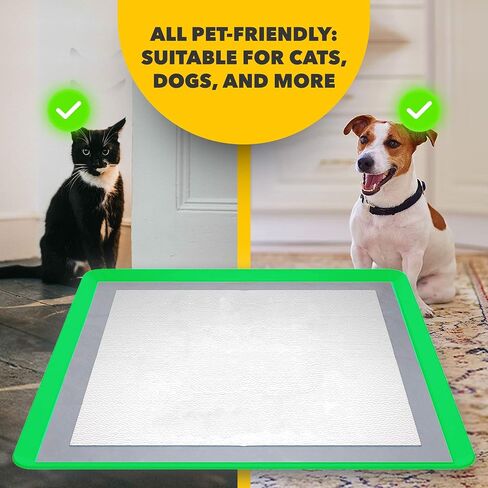 Skywin Dog Puppy Pad Holder Tray - 2 Pack for 24x24 Inches Training Pads - Silicone Wee Wee Pad Holder, No Spill Pee Pad Holder for Dogs, Easy to Clean and Store (Grey) in Saudi Arabia