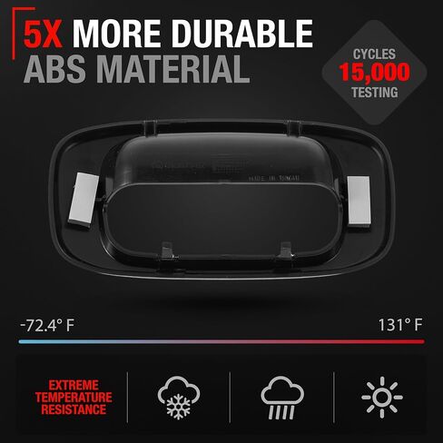 Tailgate Handle Bezel Trim - Compatible with 1999-2007 Chevrolet Silverado 1500, Silverado 2500, 01-07 Silverado 3500; 99-07 GMC Sierra 1500, Sierra 2500, 01-07 Sierra 3500 - Black - OEM 15228539 in Saudi Arabia