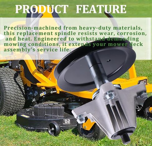 مجموعة عمود الدوران JEENDA 618-09395 618P09395 متوافقة مع Cub Cadet ZT1-46، ZTS1-46 Craftsman Z5400 Z5450 Troy Bilt Mustang Z46 46 بوصة in Kuwait