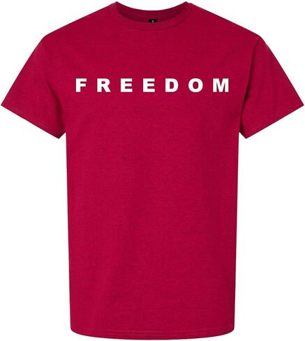 Trenz Shirt Company Men Graphic Short Sleeve T -Shirt - Charlie Kirk Freedom Design in Saudi Arabia