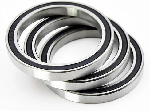 Premium Deep Groove Ball Bearings, Chrome Steel Construction, Double Rubber Sealed, Grease Lubricated, 2 Piece Set (6815-2RS 75X95X10mm) in Kuwait