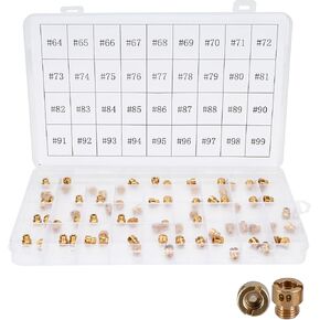 36-181 Carburetor Metering Main Jet Assortment Kit #64-99 (2 Each of Sizes) Fit for Holley Carb 1/4''-32 Gas Main Carburetors 2010 2300 4010 4011 4150 4160 4500 Models in Kuwait