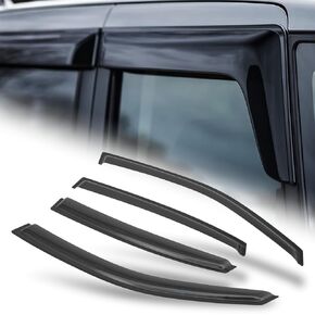 أقنعة نافذة التثبيت الخارجية من M-AUTO متوافقة مع 00-06 Chevy Tahoe، 00-06 GMC Yukon، 02-06 Cadillac Escalade/Escalade ESV/Escalade EXT، دروع حماية المطر بشريط، 4 قطع in Saudi Arabia