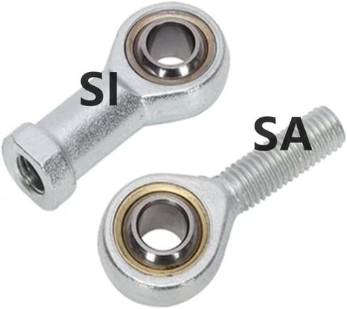Right Hand Rod End Joint Bearing, Universal Ball Head Joint with Internal Teeth, Multiple Sizes SI5-40TK (M36X2 SI Right Hand) in Saudi Arabia