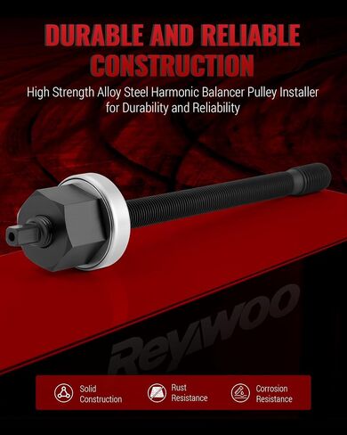 Harmonic Balancer Installer Set, Long Reach Crank Pulley Underdrive Pulley Damper Installation Tool Kit for Balancer Pulleys in Saudi Arabia