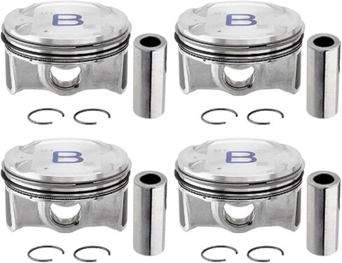 مجموعة مكابس وحلقات المحرك G4NB 1.8L (+0.5 ملم) تناسب هيونداي إلنترا 12-16، لكيا فورتي 1.8L l4 DOHC OE 23041-2E100 230412E100 in Kuwait