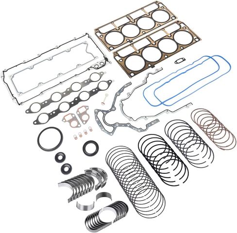 GELUOXI Engine Rebuild Re-Ring Kit Replacement for Chevy GMC Gen III LS1 LS6 LQ4 LQ9 4.8L 5.3L 5.7L 6.0L 12558178 12551933 12611384 12558177 in Saudi Arabia