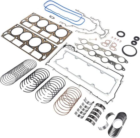GELUOXI Engine Rebuild Re-Ring Kit Replacement for Chevy GMC Gen III LS1 LS6 LQ4 LQ9 4.8L 5.3L 5.7L 6.0L 12558178 12551933 12611384 12558177 in Saudi Arabia