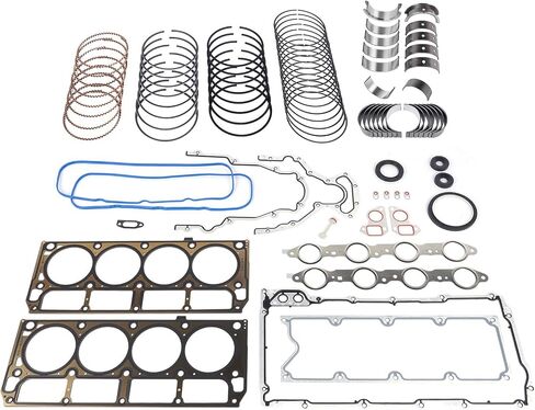 GELUOXI Engine Rebuild Re-Ring Kit Replacement for Chevy GMC Gen III LS1 LS6 LQ4 LQ9 4.8L 5.3L 5.7L 6.0L 12558178 12551933 12611384 12558177 in Saudi Arabia