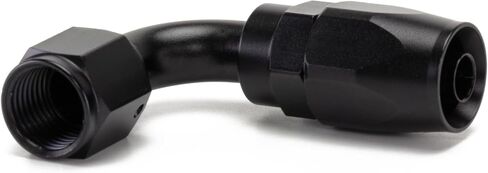 6AN Swivel Hose End Fitting for CPE Braided Fuel Oil Gas Line, Hose End 6 AN Fittings Aluminum - 90 Degree (2 pcs) in Kuwait