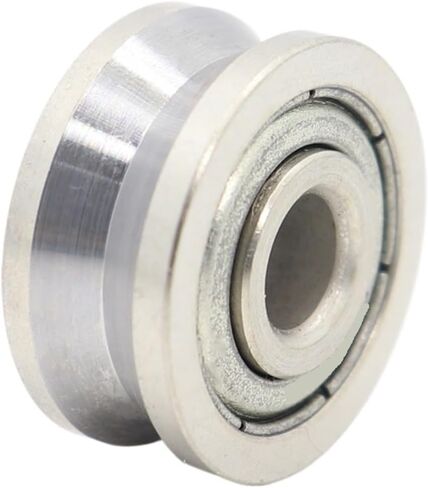 Internal Aperture 3mm 4mm 5mm 6mm Non-Standard Groove Roller Pulley Wheel Bearings Guide Track Rlooer Bearing(5x19x6mm U2-1) in Saudi Arabia