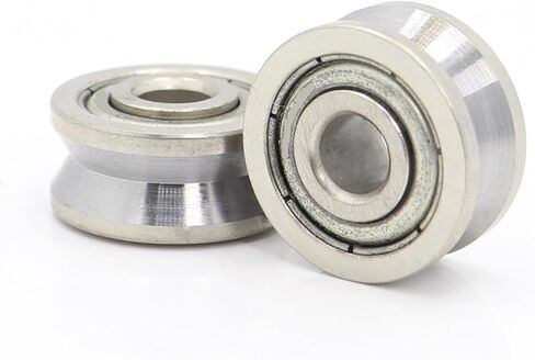 Internal Aperture 3mm 4mm 5mm 6mm Non-Standard Groove Roller Pulley Wheel Bearings Guide Track Rlooer Bearing(5x19x6mm U2-1) in Saudi Arabia