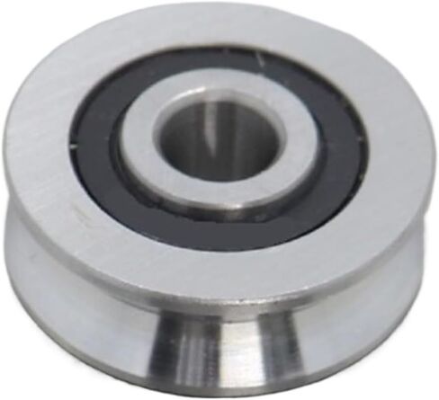 Internal Aperture 10mm 10 * 37 * 12 * 14 mm Pulley Wheel Bearings Guide Track Roller Bearing(10x30x8mm V3-1.5) in Kuwait