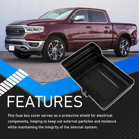 68465573AA Fuse Box Cover Compatible with 2019-2024 Ram 1500 Replaces 68399852AB 68399852AA in Saudi Arabia