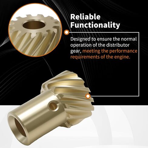 0.500 Inch Distributor Gear Replacement for Chevy SBC BBC 262-454 Engines, Compatible with 350 383 454 MSD Roller Cam in Saudi Arabia