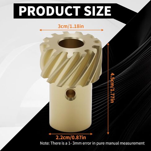 0.500 Inch Distributor Gear Replacement for Chevy SBC BBC 262-454 Engines, Compatible with 350 383 454 MSD Roller Cam in Saudi Arabia