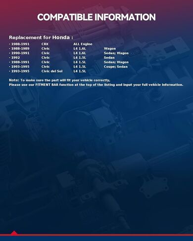 KAX HS9123PT Cylinder Head Gasket Set Kit,Engine Kit Gasket Sets fit for Honda Civic CRX De So 88-95 1.5L 1.6L SOHC HS9123PT-1,HS9123PT-2,CS9123 in Saudi Arabia